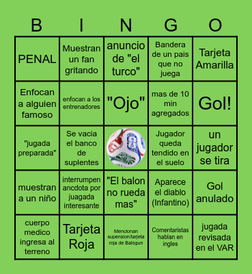 USA v BEL Bingo Card