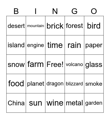 Infinite craft bingo Card