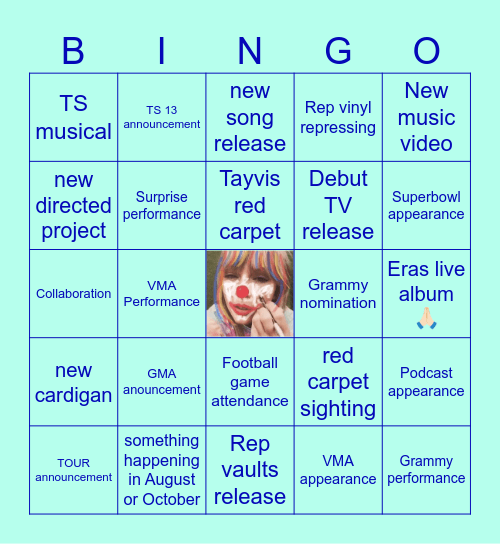 It just a game, but really Bingo Card
