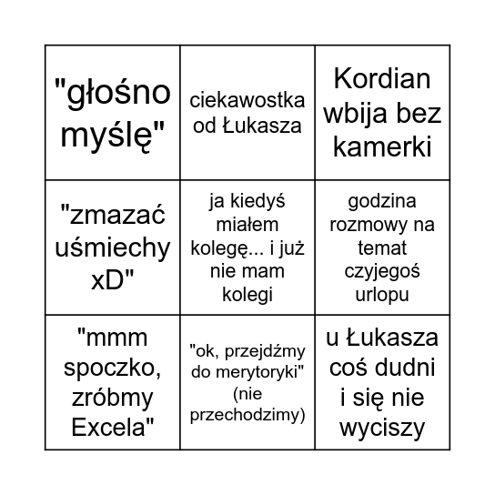 Security focus bingo Card