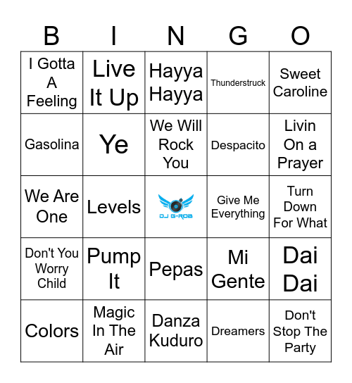 World Cup Soccer Bingo Card