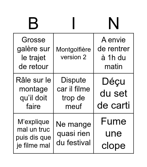 Beach please 2026 Bingo Card