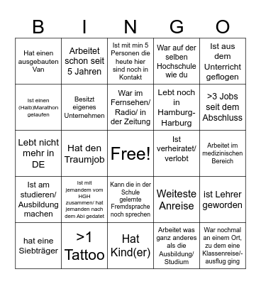 HGH-Reunion Bingo Card