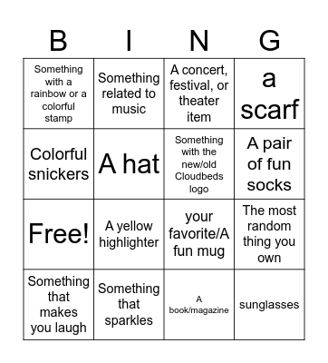 Q2 Scavenger Hunt BINGO - PRIDE MONTH Bingo Card