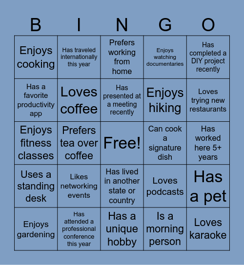 Meet, Learn & Win: Summit Bingo Card