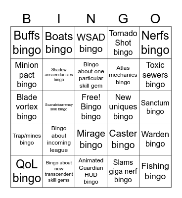Bingo of Bingo Card