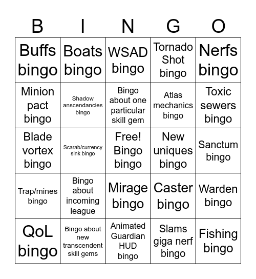 Bingo of Bingo Card