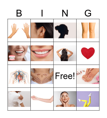 'Weyskelon-Body Bingo Card