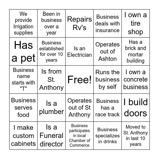 Frontier's Find Someone Who... Bingo Card