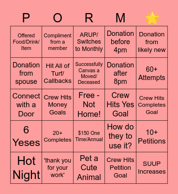 MAINE ENVIRONMENT BINGO Card