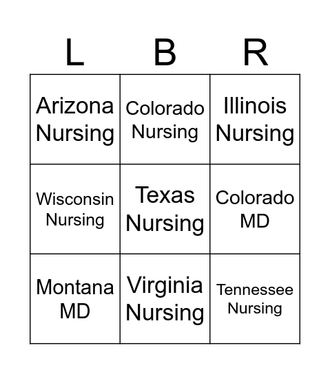 Ashley's Pod 2nd card Bingo Card