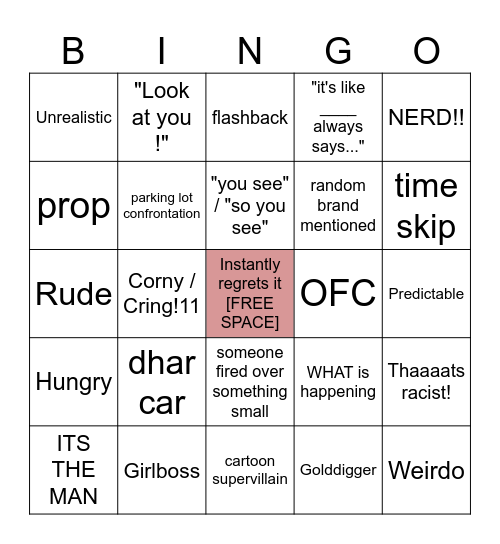 Dhar Mann Bingo v4 Bingo Card