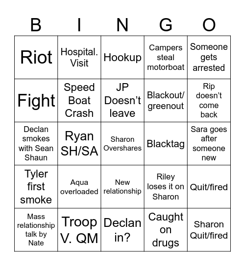 Week 3 Bingo Card