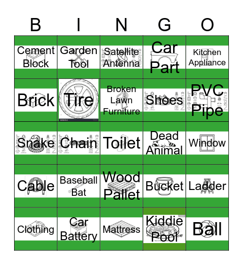 Sean's Mow-Town Bingo Card
