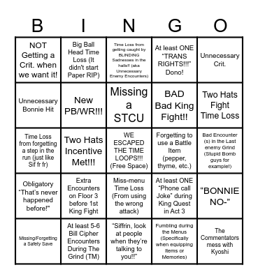 In Stars and Bingo~!! ✨ Bingo Card