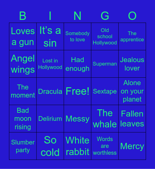 The Trials Of Moonpie : Ultimate Universe Edition Ft. The Villainous Debut of Suzie The Slutty Snake Sorcerer And Her Sidekick Flacid Franky Bingo Card