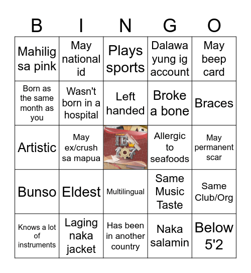 Ie107 Bingo Card