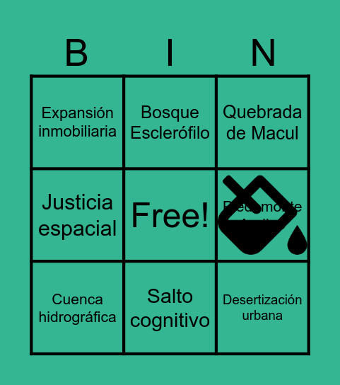 BINGO DEL MARCIANITO Bingo Card