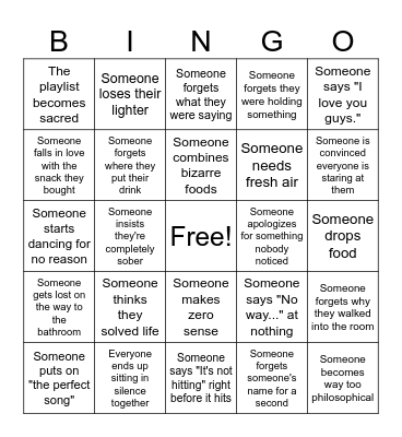 Bingooooo Bingo Card