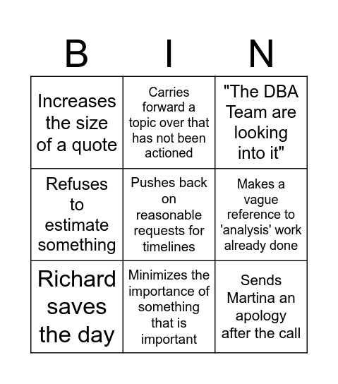 CGI Bingo Card
