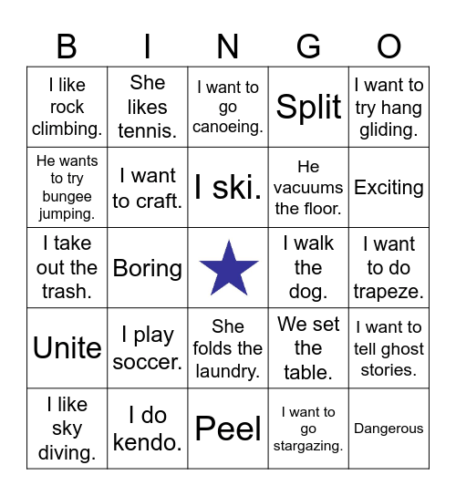 Review Bingo Card