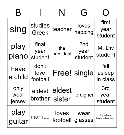 SEABC&S 2026 Bingo Card
