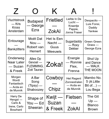 TK WEEK 2 Bingo Card