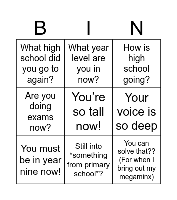 Primary Teacher Bingo! Bingo Card