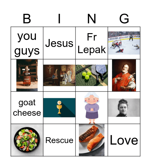 Fr Matt BINGO Card