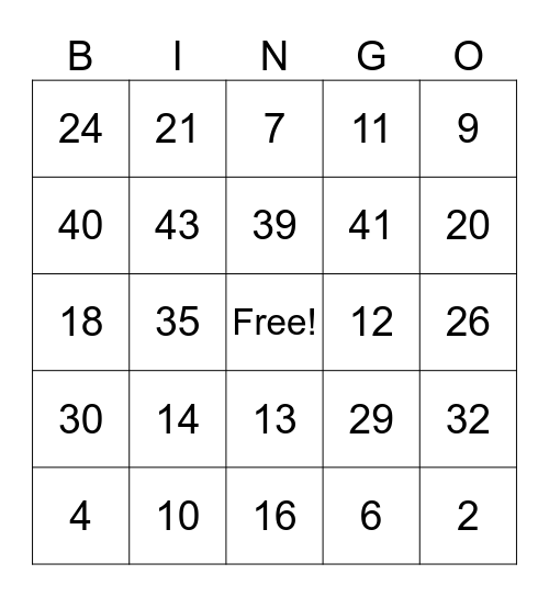 Our Staff ROCKS!!! Bingo Card