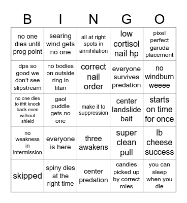 Static 2 GAMING!! Bingo Card