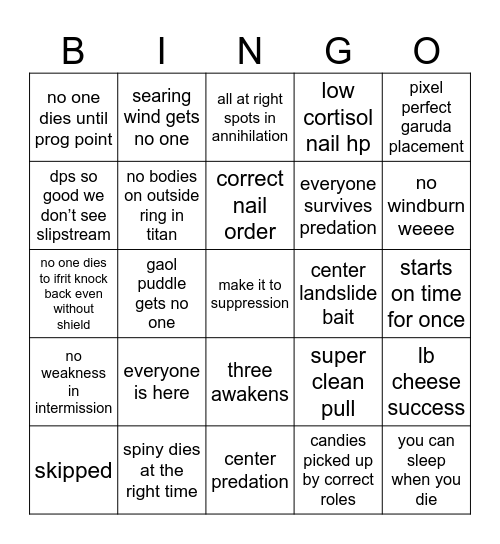 Static 2 GAMING!! Bingo Card