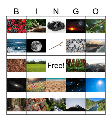 Yurok Environment Bingo Card