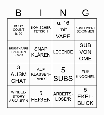 OME BINGO Card
