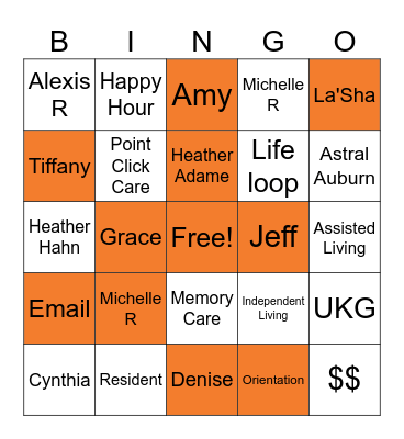 Astral at Franklin Bingo Card