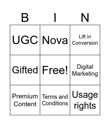 CS Deep Dive Bingo Card