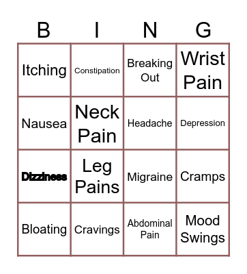 What is Mary Grace feeling? Bingo Card