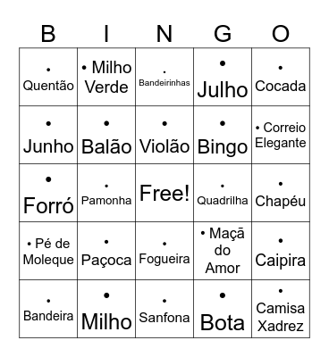 GAWLOUSKI Bingo Card