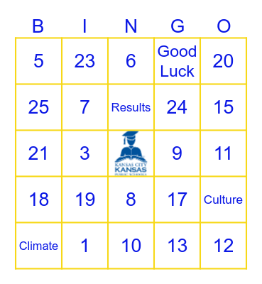 KCKPS Administrator's Training Bingo Card