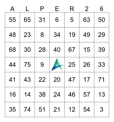 Alper | Bingo Julino Bingo Card