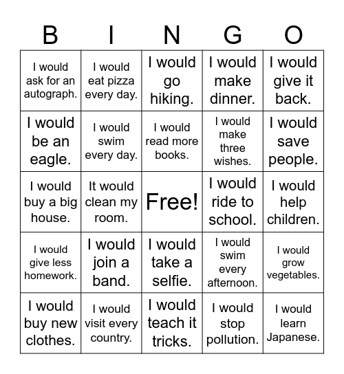 A2 U10 - SC CONSEQUENCES Bingo Card