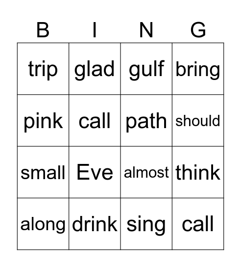 The Fun Trip Bingo Card