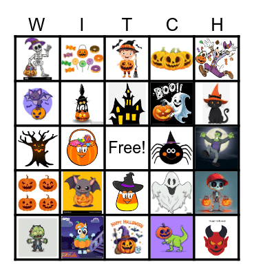 GHOST Bingo Card