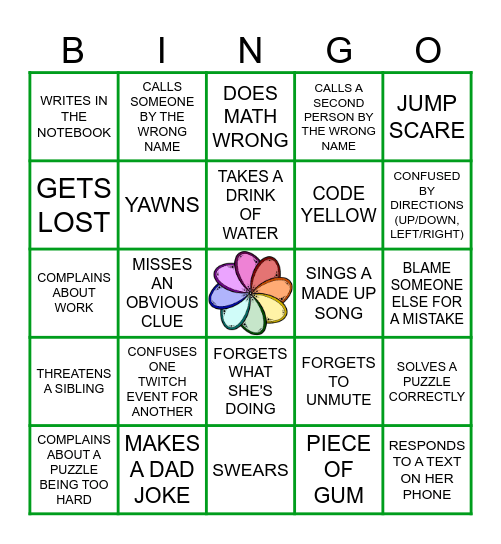 Birthday Bingo! Bingo Card