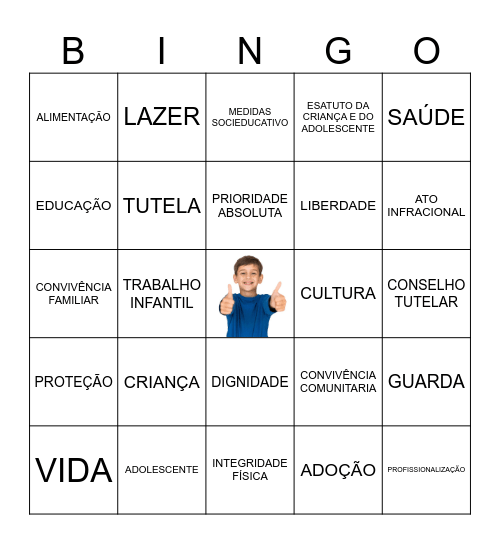 BINCO ECA Bingo Card