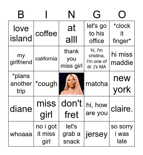 sinath and cristina :) Bingo Card