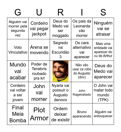Bingo Evolução Final Bingo Card
