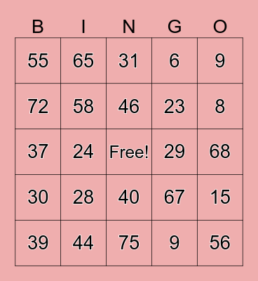 ATHENA Bingo Card