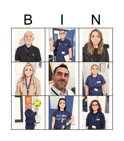 Stafftoon Bingo Card