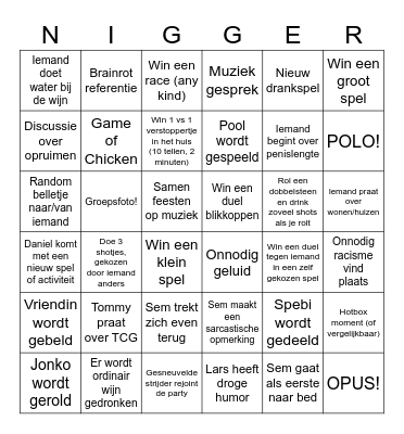 Chalet Sjaakies 2026 (2) Bingo Card